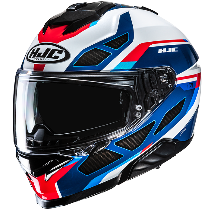 Hjc casco integrale i71 ZEST MC21 + 2 visiere incluse