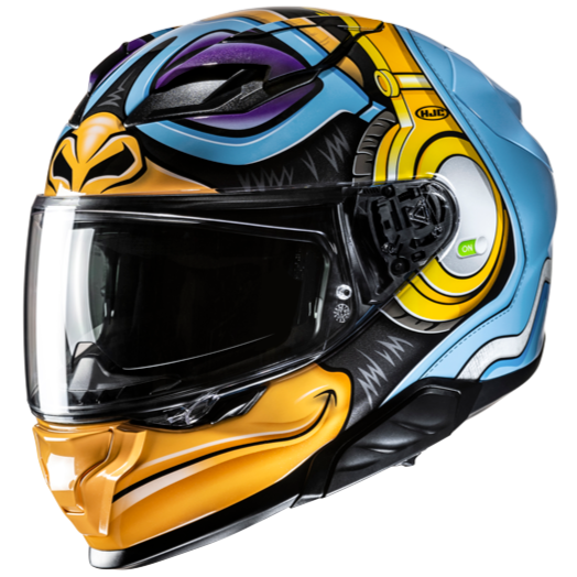Hjc casco integrale F71 MONKEY DJ MC23 + 2 visiere incluse