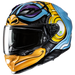 Hjc casco integrale F71 MONKEY DJ MC23 + 2 visiere incluse