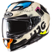 Hjc casco integrale F71 FACO MC28 + 2 visiere incluse