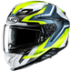 Hjc casco integrale F71 FES MC3HSF + 2 visiere incluse