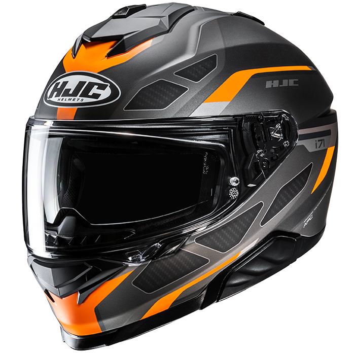 Hjc casco integrale i71 ZEST MC7SF + 2 visiere incluse