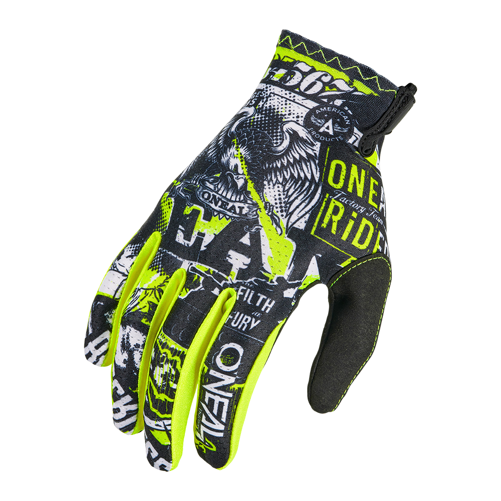 O'Neal guanti cross MATRIX nero/neon giallo