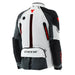 Giacca moto Dainese SUPER ADVENTURE ABSOLUTESHELL Grigio ghiaccio Iron Gate Rosso
