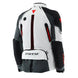 Giacca moto Dainese SUPER ADVENTURE ABSOLUTESHELL Grigio ghiaccio Iron Gate Rosso