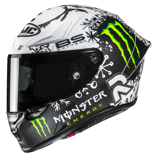 Hjc casco integrale RPHA 1 V2 Carbon Snow Diablo MC10SF