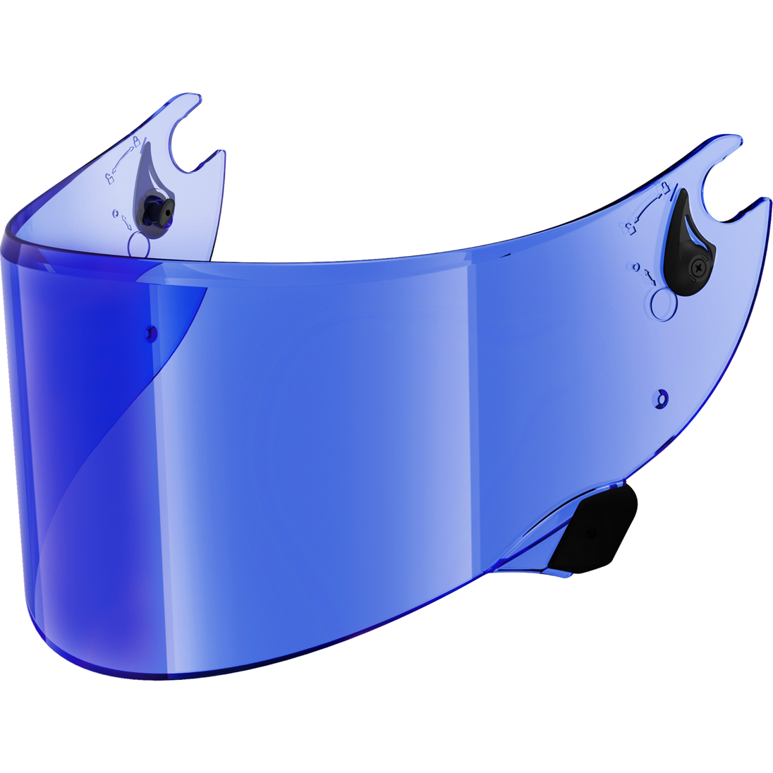 Shark visiera AERON AERON GP AERON GP FIM 1 Blu specchiata