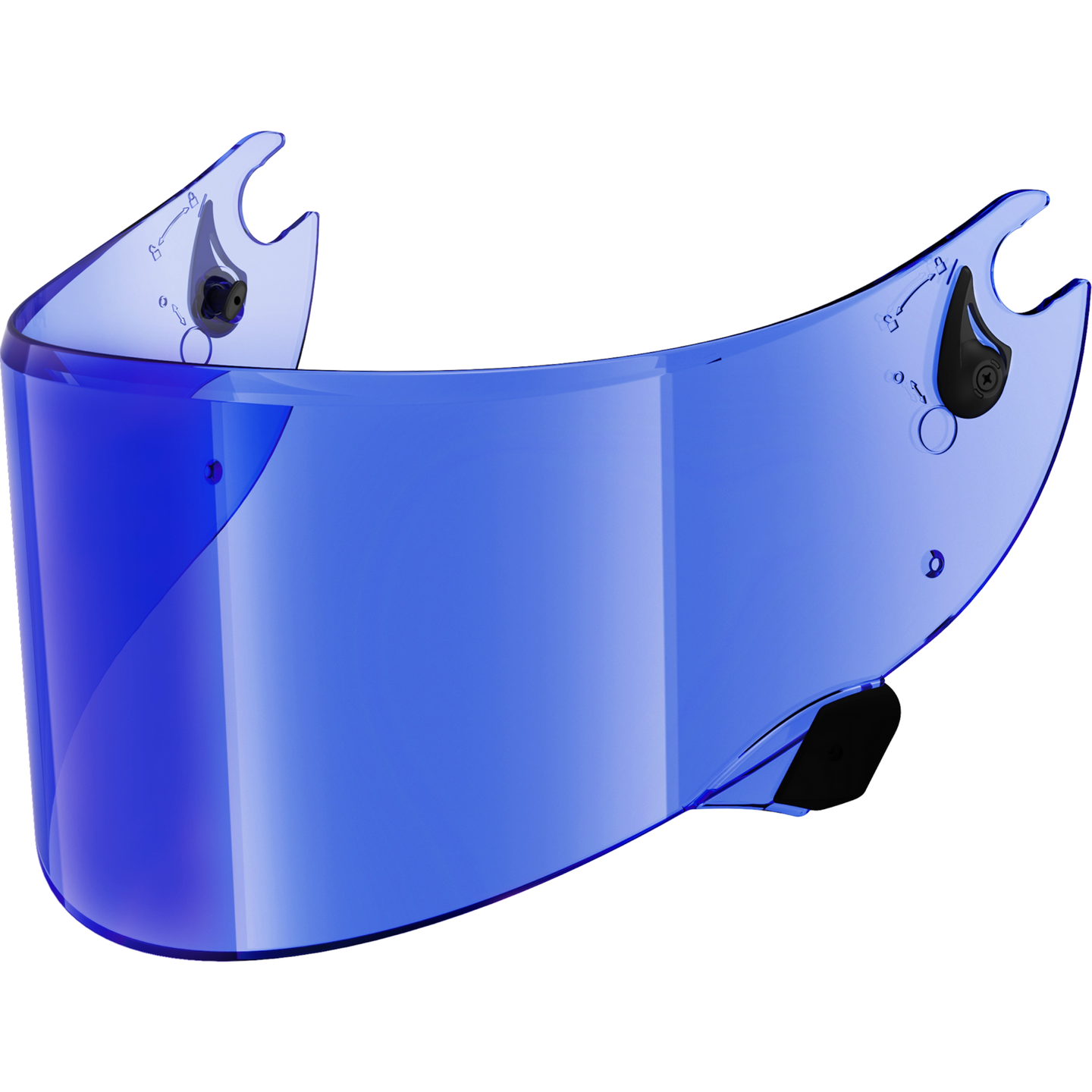 Shark visiera AERON AERON GP AERON GP FIM 1 Blu specchiata