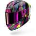 Shark casco integrale AERON Fawn Carbon Violet Yellow