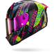 Shark casco integrale AERON Fawn Carbon Violet Yellow