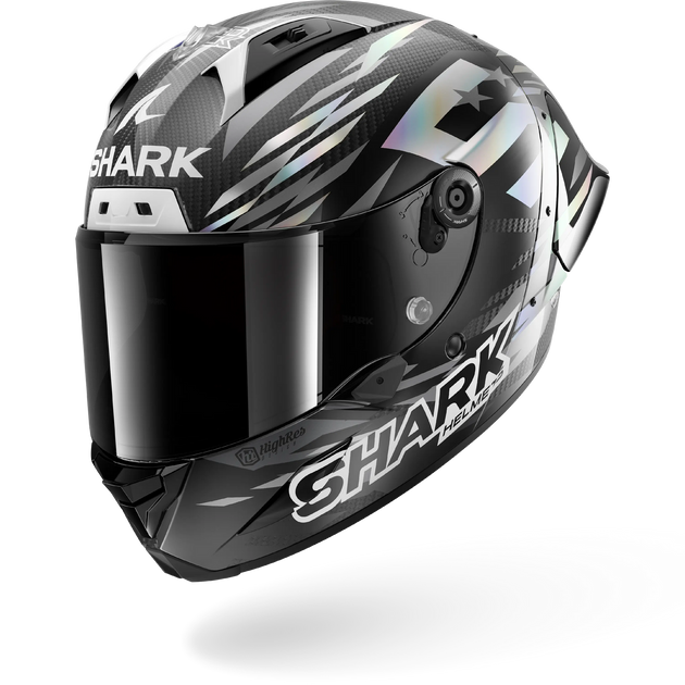 Shark casco integrale AERON-GP FIM 2 FIM RACING #2 REPLICA ZARCO WINTER TEST 2026 Carbon Anthracite Chrom