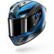 Shark casco integrale AERON MEKARIUM Carbon Blue Silver