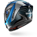 Shark casco integrale AERON MEKARIUM Carbon Blue Silver
