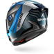 Shark casco integrale AERON MEKARIUM Carbon Blue Silver