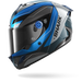Shark casco integrale AERON MEKARIUM Carbon Blue Silver