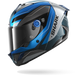 Shark casco integrale AERON MEKARIUM Carbon Blue Silver