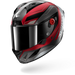 Shark casco integrale AERON MEKARIUM Carbon Red Silver