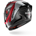 Shark casco integrale AERON MEKARIUM Carbon Red Silver