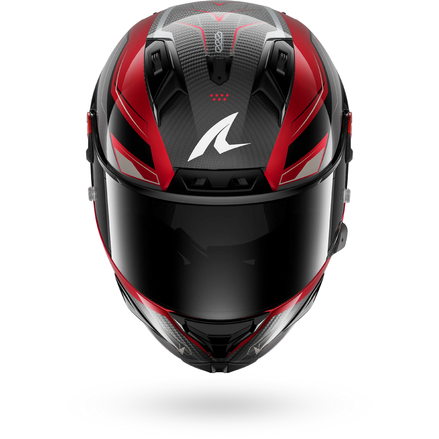 Shark casco integrale AERON MEKARIUM Carbon Red Silver