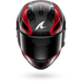 Shark casco integrale AERON MEKARIUM Carbon Red Silver