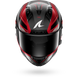 Shark casco integrale AERON MEKARIUM Carbon Red Silver