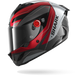 Shark casco integrale AERON MEKARIUM Carbon Red Silver