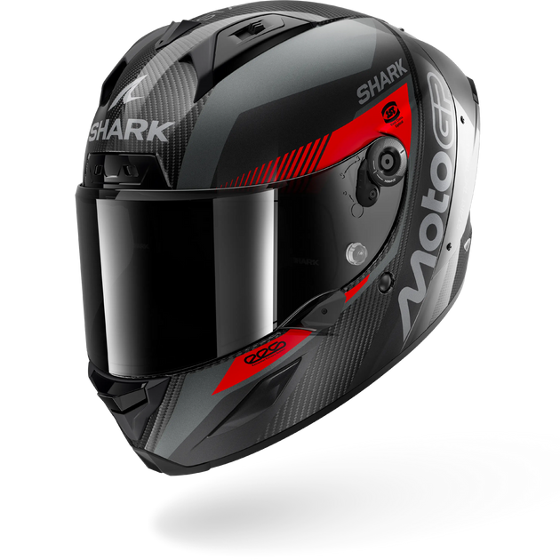 Shark casco integrale AERON MOTOGP Carbon Anthracite Red