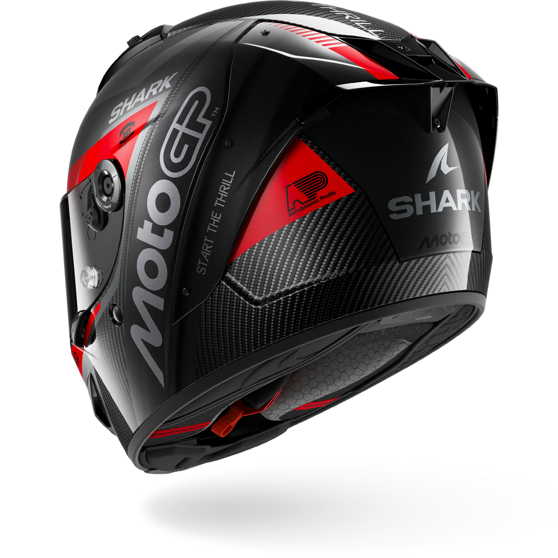 Shark casco integrale AERON MOTOGP Carbon Anthracite Red
