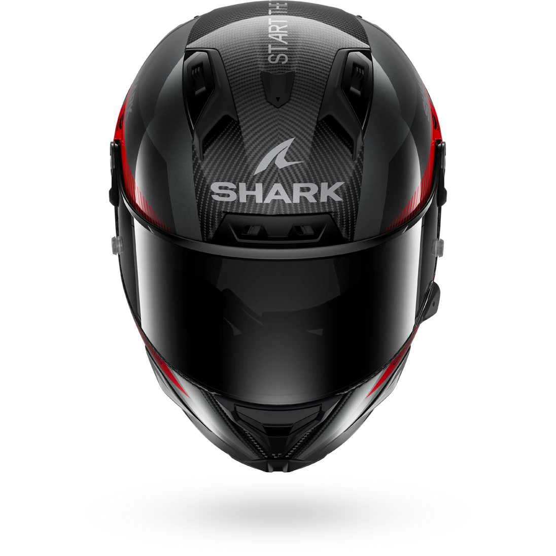 Shark casco integrale AERON MOTOGP Carbon Anthracite Red