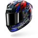 Shark casco integrale AERON ZARCO GP DE FRANCE Carbon Blue Chrom