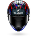 Shark casco integrale AERON ZARCO GP DE FRANCE Carbon Blue Chrom
