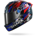 Shark casco integrale AERON ZARCO GP DE FRANCE Carbon Blue Chrom