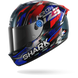 Shark casco integrale AERON ZARCO GP DE FRANCE Carbon Blue Chrom