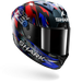 Shark casco integrale AERON ZARCO GP DE FRANCE Carbon Blue Chrom