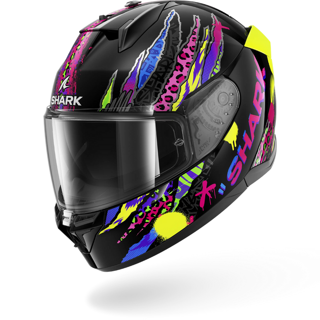 Shark casco integrale D-SKWAL 3 FAWN Black Violet Yellow
