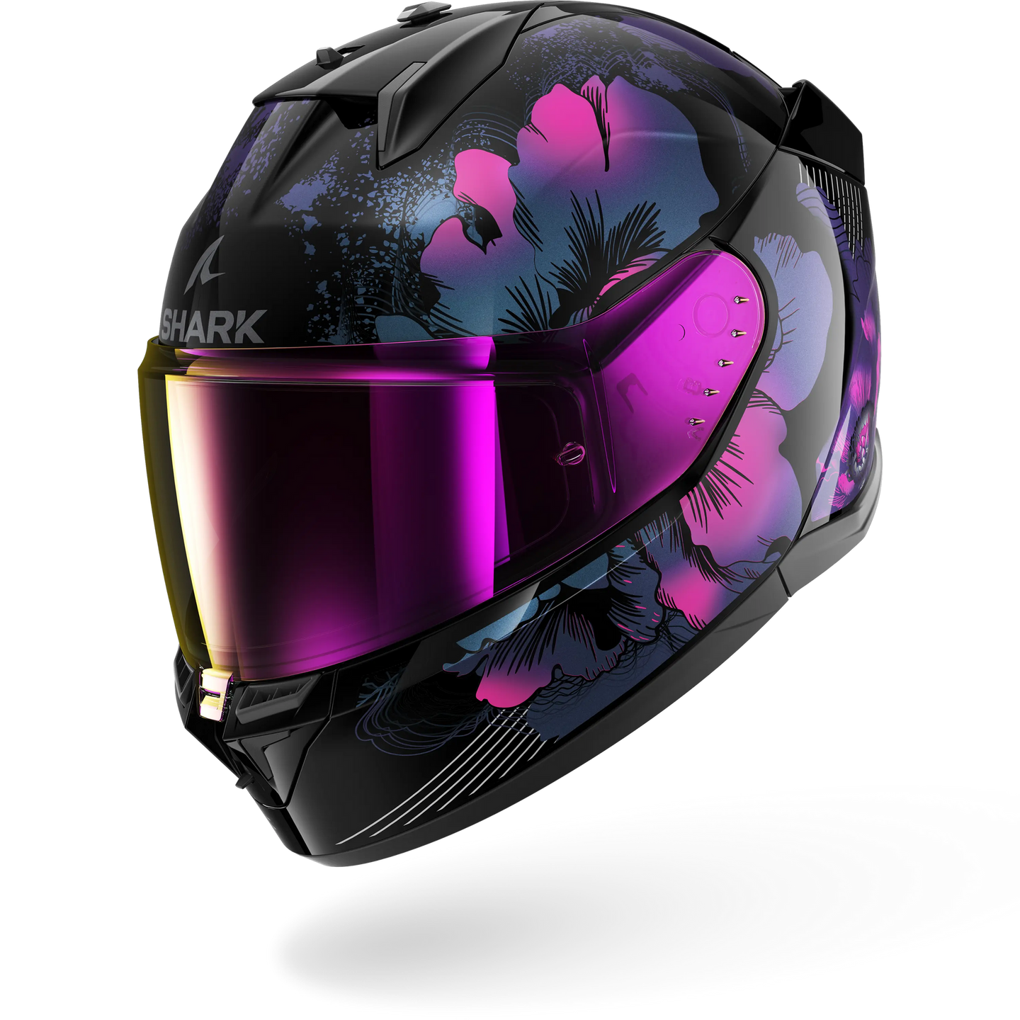 Shark casco integrale D-SKWAL 3 Mayfer Black Violet Glitter