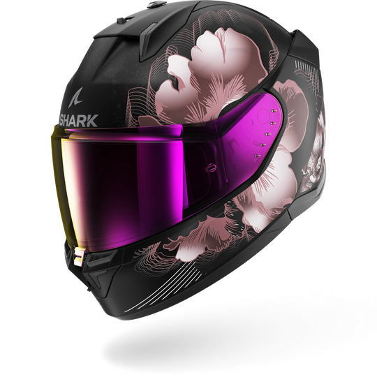 Shark casco integrale D-SKWAL 3 Mayfer Matte Black Violet Gold