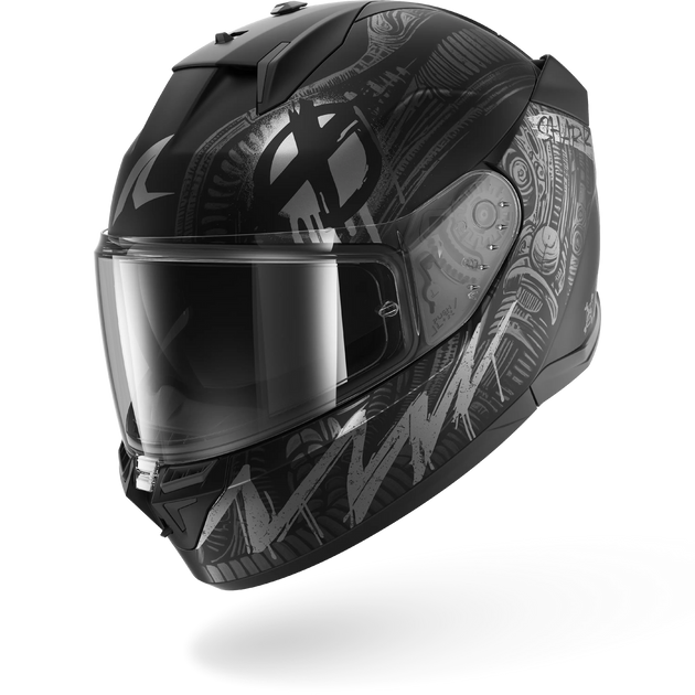 Shark casco integrale D-SKWAL 3 SHIEVER Mat Black Anthracite Silver