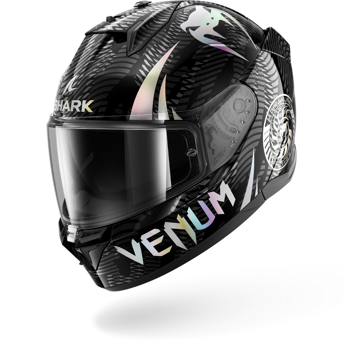 Shark casco integrale D-SKWAL 3 VENUM Black Chrom Anthracite