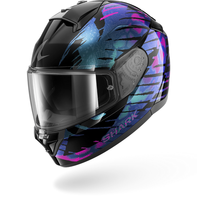 Shark casco integrale RIDILL 2 REPTAIA Black Violet Glitter