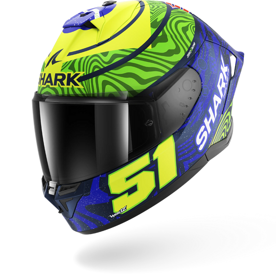 Shark casco integrale SKWAL CUP REPLICA GRANADO Mat Blue Green Yellow