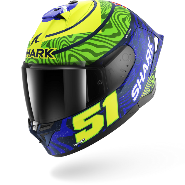 Shark casco integrale SKWAL CUP REPLICA GRANADO Mat Blue Green Yellow