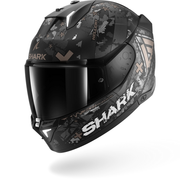 Shark casco integrale SKWAL i3 Hellcat Matte Black Chrome Anthracite