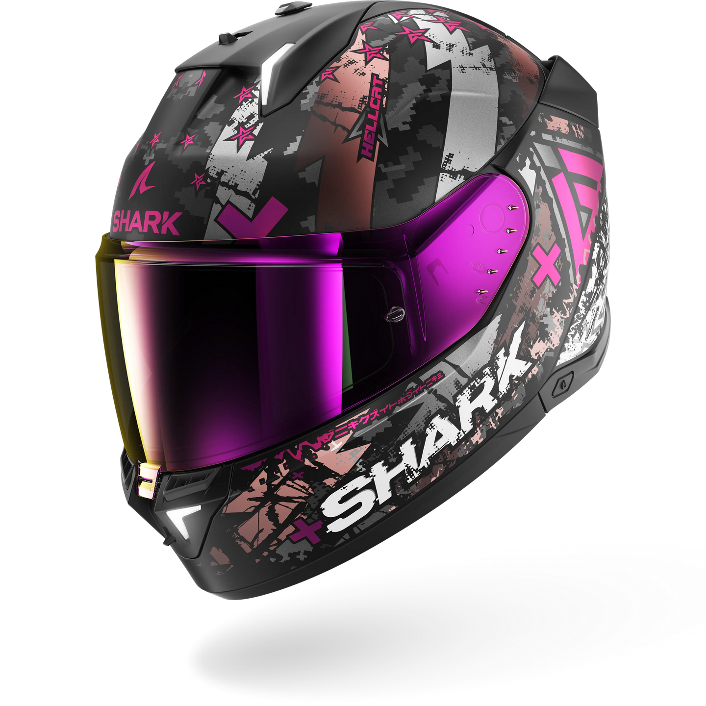 Shark casco integrale SKWAL i3 Hellcat Matte Black Chrome Purple