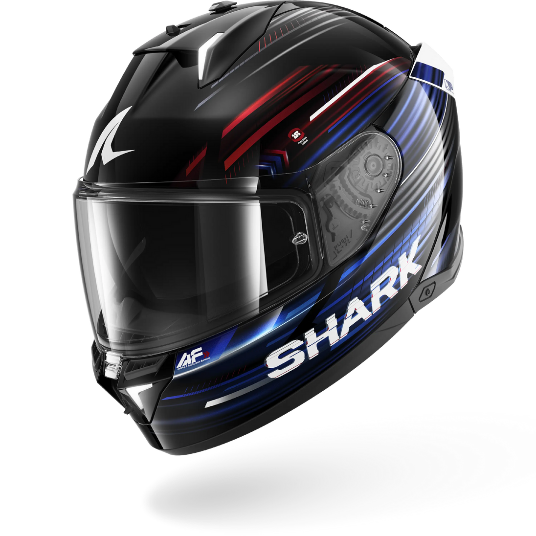 Shark casco integrale SKWAL i3 LIGHT-BLUR Black Red Blue