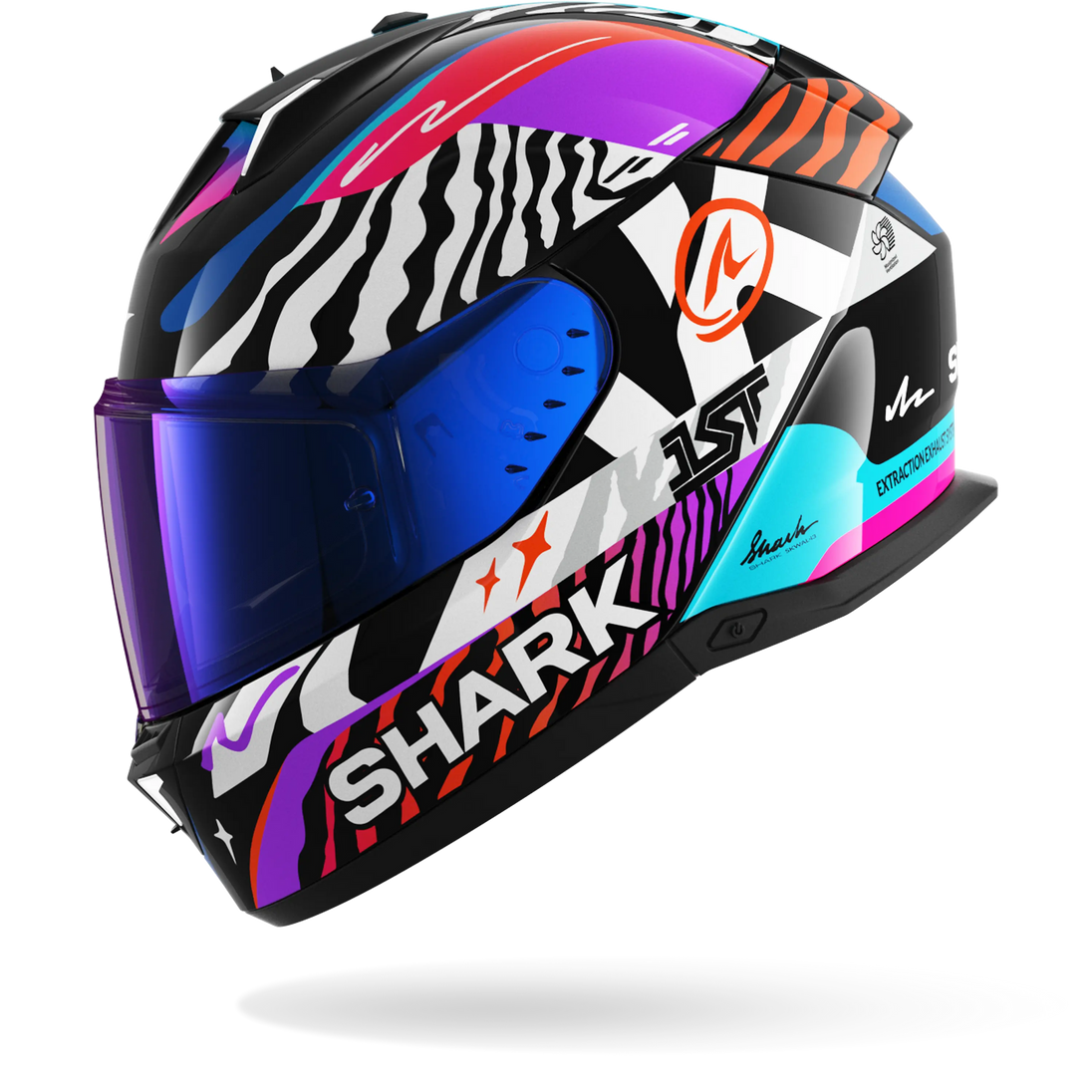 Shark casco integrale SKWAL i3 SPEED-FANCY Black White Orange