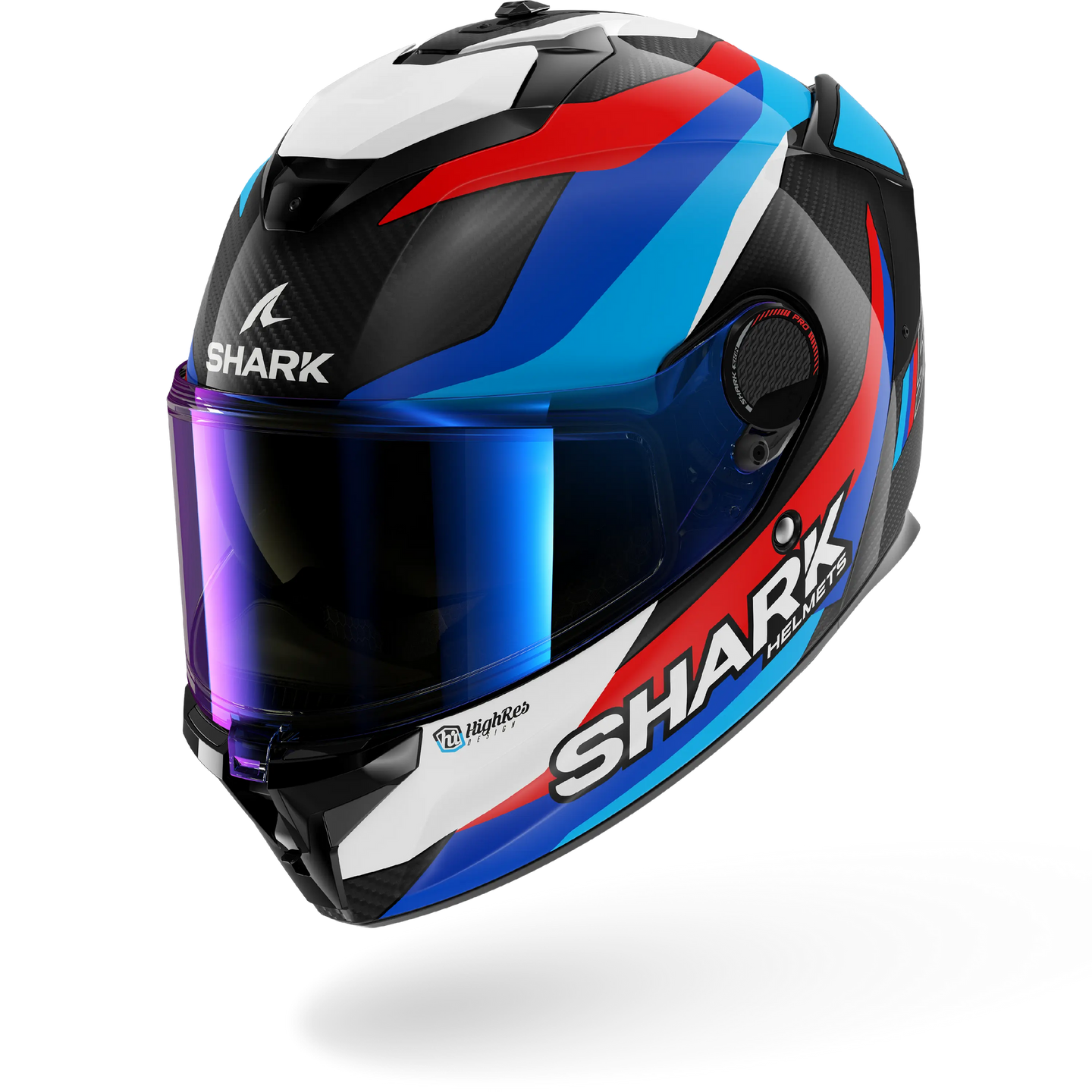 Shark casco integrale SPARTAN GT PRO CARBON GUINTOLI Carbon Blue Red