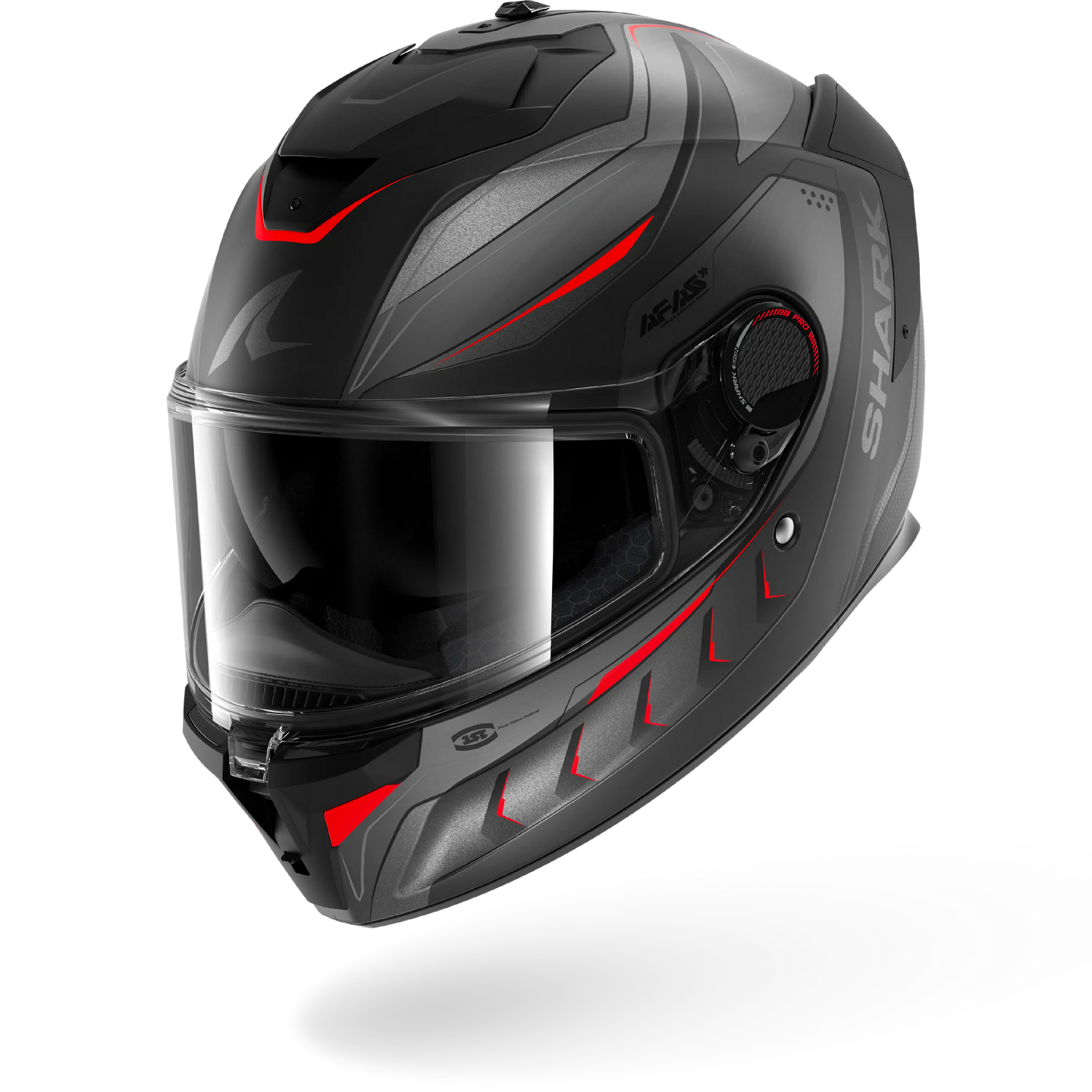 Shark casco integrale SPARTAN GT PRO CARBON MEKARIUM Mat Carbon Anthracite Red