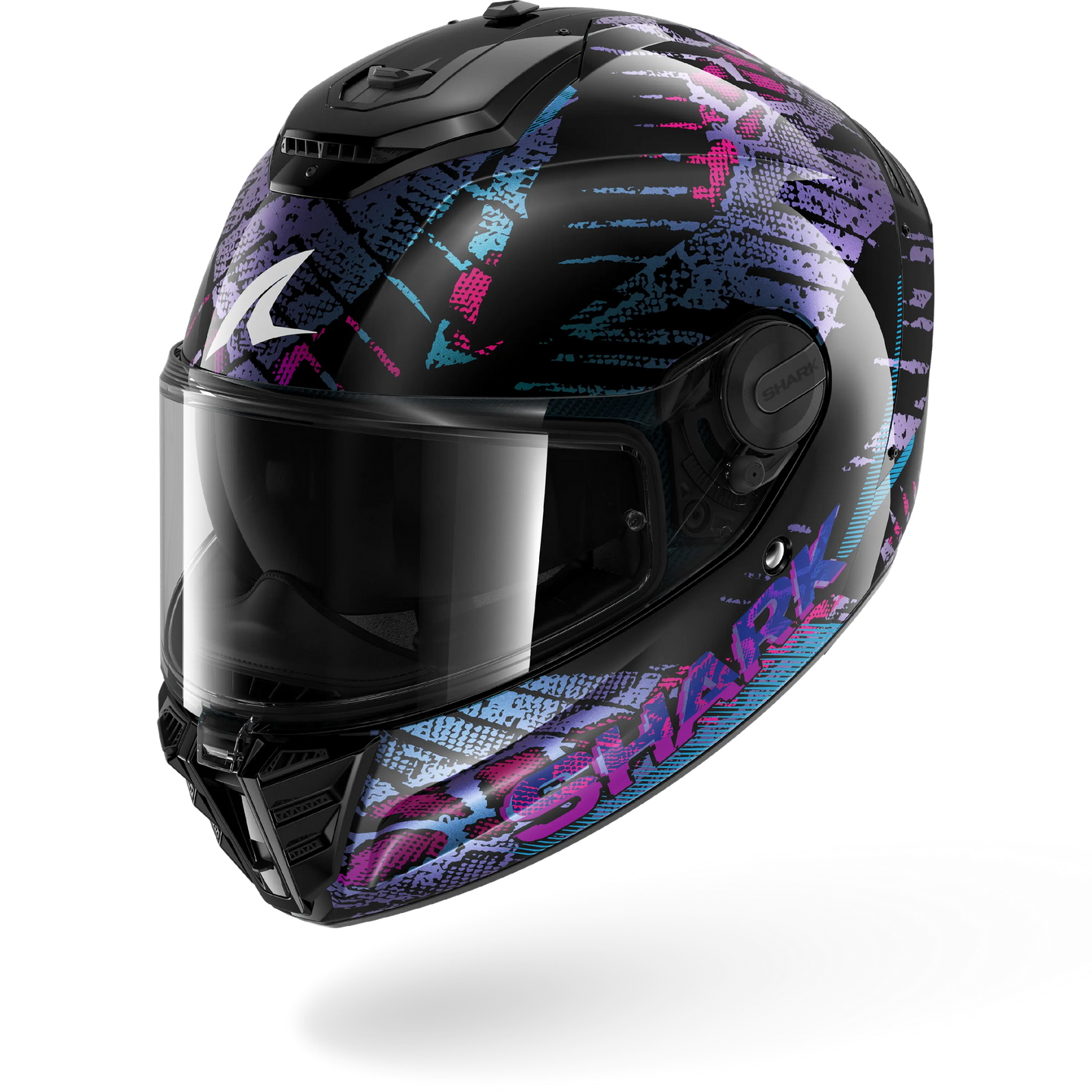 Shark casco integrale SPARTAN RS FIBRE SPARTAN RS REPTAIA Black Blue Glitter