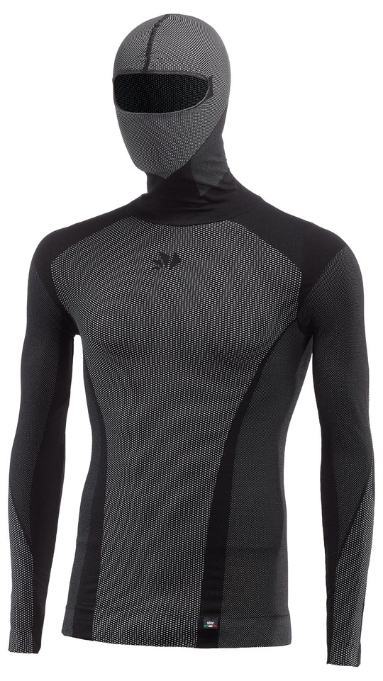 Maglia a maniche lunghe con cappuccio 4 stagioni